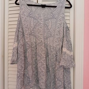 Torrid cold shoulder blouse